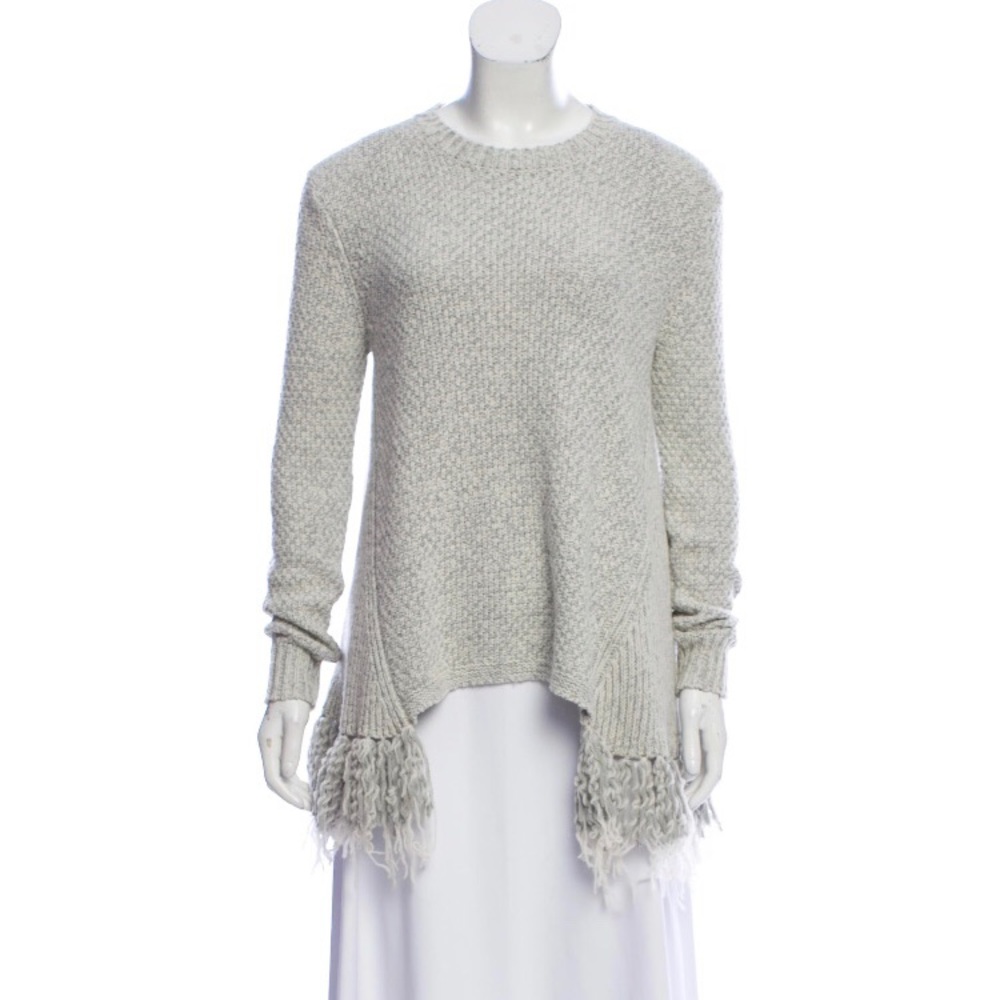 Thakoon Addition Fringe Trim Sweater